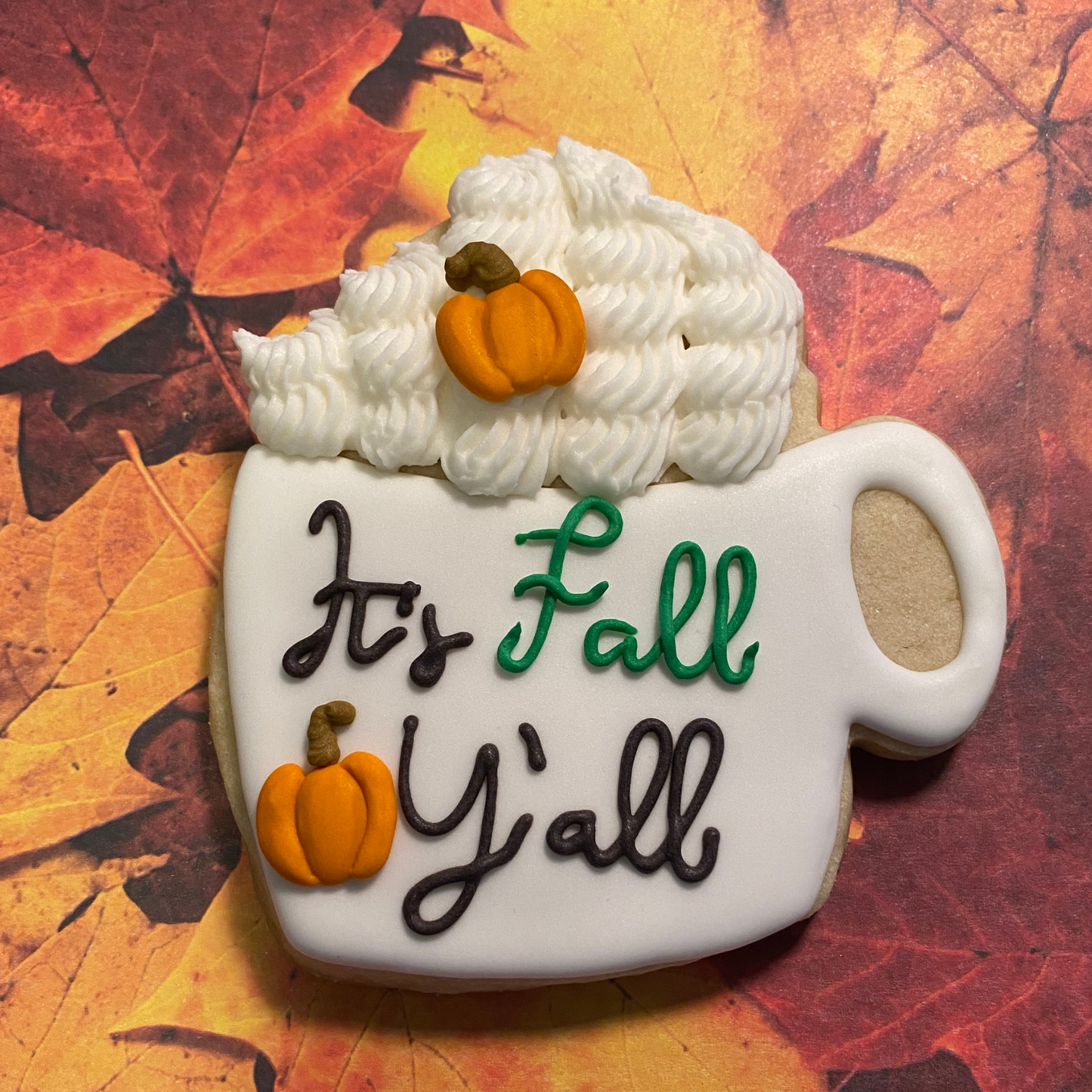 Fall Mug Cookie Set